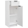 vidaXL Armadio da Bagno Bianco 32x33,5x90 cm in Legno Multistrato