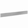 vidaXL Bordura per Prato 20 pz 100 x 12 cm Acciaio Argento