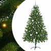 vidaXL Albero di Natale con 300 LED con supporto Verde 180 cm PE