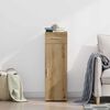 vidaXL Credenza con cassetto Rovere artigianale 30 x 42,5 x 93 cm