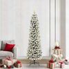 vidaXL Albero di Natale artificiale con 300 LED Bianco 210 cm