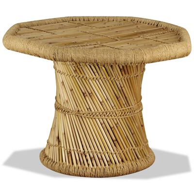 vidaXL Tavolino da Salotto in Bambù Ottagonale 60x60x45 cm