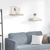 vidaXL Scaffali a Parete 2 pz Rovere 40x23x3,8 cm in MDF