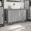 vidaXL Mobile Lavabo Bagno Grigio Sonoma 91x35x60 cm in Truciolato