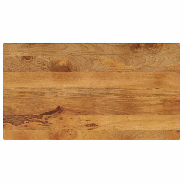 vidaXL Piano per Tavolo 110x50x3,8cm Rettangolare Legno Massello Mango