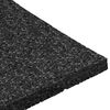 vidaXL Pad per patio in granuli di gomma Nero 9 x 9 x 0,6 cm Gomma