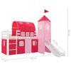 vidaXL Letto a Castello per Bambini Scivolo e Scala in Pino 208x230 cm