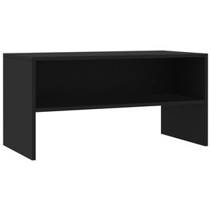 vidaXL Mobile Porta TV Nero 80x40x40 cm in Legno Multistrato