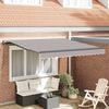 vidaXL Tenda Retrattile Grigio chiaro 300 x 250 cm