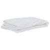 vidaXL Coprimaterasso Bianco 120x200 cm Impermeabile