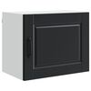 vidaXL Armadietto a muro PORTO Nero 50 x 31 x 40 cm Legno multistrato
