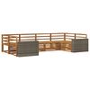 vidaXL Set di divani da esterno 6 pcs Naturale