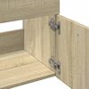 vidaXL Set Mobili da Bagno 2 pz Rovere Sonoma in Legno Multistrato
