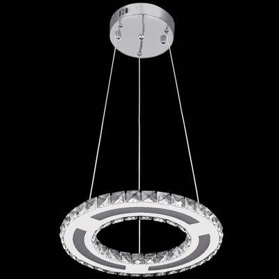 Lampadario LED cristallo a forma di anello 13 W