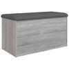 vidaXL Panca Portaoggetti Grigio Sonoma 82x42x45 cm Legno Multistrato
