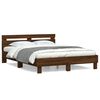 vidaXL Giroletto Testiera Rovere Marrone 150x200 cm Legno Multistrato