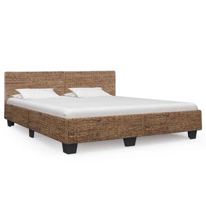 vidaXL Giroletto in Rattan Naturale 180x200 cm