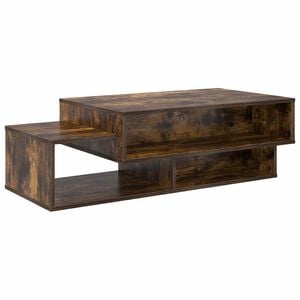 vidaXL Tavolino da salotto Rovere fum&eacute; 105 x 50 x 32,5 cm