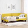 vidaXL Struttura Letto Angolare con Materasso 2 pcs Giallo Velluto