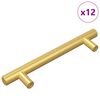 vidaXL Maniglia per Armadio 12 pz Oro 150 mm Acciaio Inox