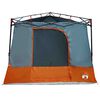 vidaXL Tenda interna Grigio e arancione 290 x 288 x 234 cm taffetà