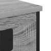 vidaXL Armadio da Notte con lo scaffale Grigio Sonoma 41 x 31 x 76 cm