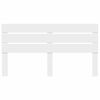 vidaXL Testiera Bianco 200 cm Legno multistrato