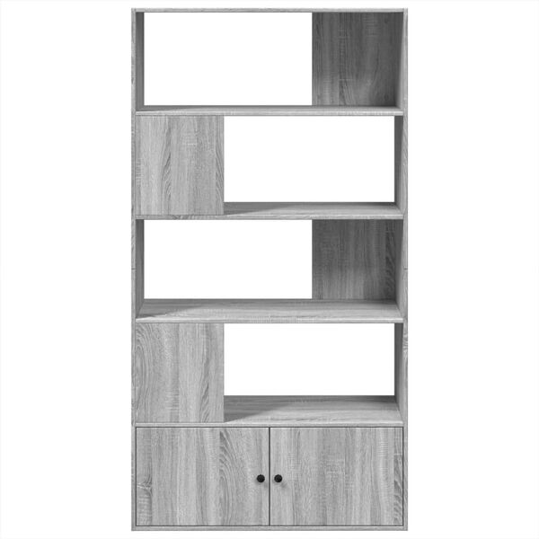 vidaXL Libreria Grigio Sonoma 100x36x189 cm in Legno Multistrato