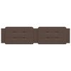 vidaXL Cuscino Testiera Zadar Marrone 200 cm in Similpelle