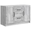 vidaXL Credenza Grigio Sonoma 89 x 34,5 x 57 cm Legno ingegnerizzato