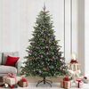 vidaXL Albero di Natale artificiale con 300 LED Verde 240 cm