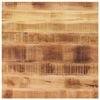 vidaXL Piano per Tavolo 80x80x1,5 cm Quadrato Legno di Mango Grezzo