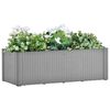 vidaXL Letto Rialzato da Giardino con Irrigazione Grigio 100x43x33cm