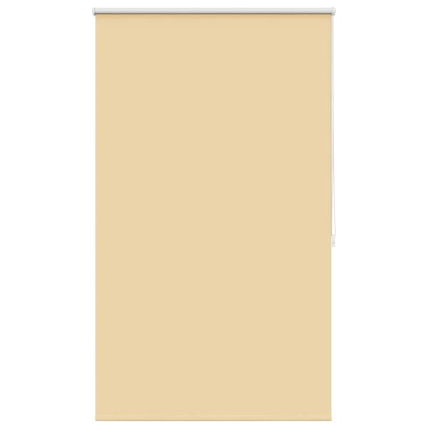 vidaXL Tenda a rullo oscurante 124,4x175 cm Tessuto Larghezza 120 cm beige