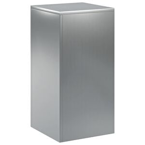 vidaXL Supporto per piante Argento 30 x 30 x 60 cm Acciaio