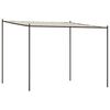 vidaXL Gazebo Bianco 3x3 m 180 g/m&sup2; Tessuto e Acciaio