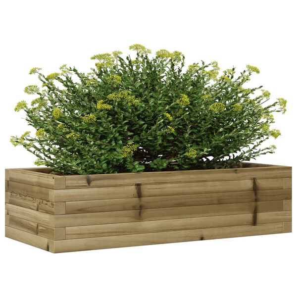 vidaXL Fioriera da Giardino 90x40x23 cm in Legno di Pino Impregnato