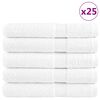 vidaXL Asciugamani per sauna Premium SOLUND 50 pz Bianco 80x200 cm 600 g/m&sup2;