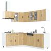 vidaXL Set Mobili da Cucina 11 pz Porto Rovere Sonoma in Truciolato