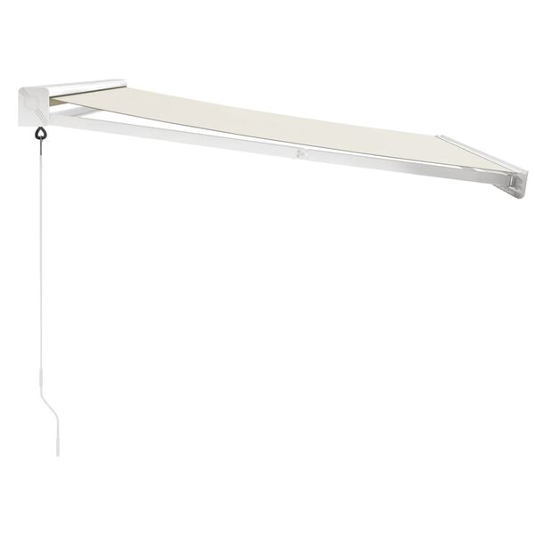 vidaXL Tenda da Sole Retrattile Crema 3x2,5 m in Tessuto e Alluminio