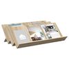 vidaXL Scaffale per riviste Rovere Sonoma 90 x 53 x 28,5 cm