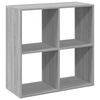 vidaXL Libreria Divisorio Grigio Sonoma 69,5x29x69,5 cm in Truciolato