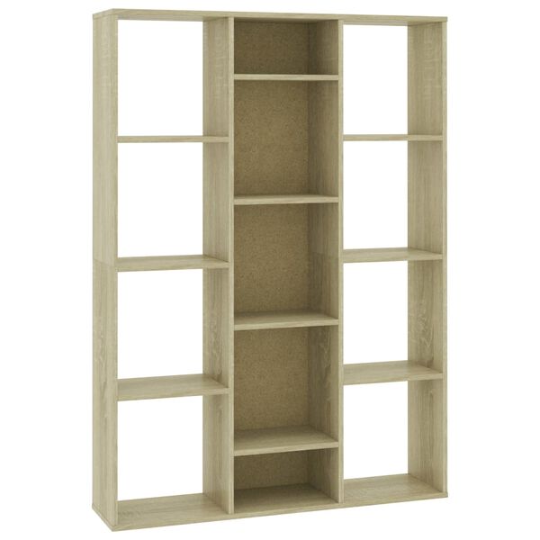 vidaXL Libreria/Divisorio Rovere Sonoma 100x24x140cm Legno Multistrato