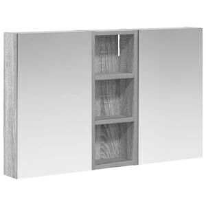 vidaXL Set di Armadi da Bagno con lo scaffale 3 pcs 80 x 10,5 x 50 cm