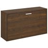 vidaXL Scarpiera Rovere Marrone 80x24x45 cm in Legno Multistrato