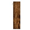 vidaXL Armadietto Vetrina Rovere Fumo 100x15x58 cm Legno Multistrato