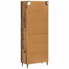 vidaXL Credenza Legno vecchio 69,5 x 34 x 180 cm Legno multistrato