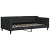 vidaXL Divano Letto con Letto Estraibile Nero 90x190 cm in Tessuto