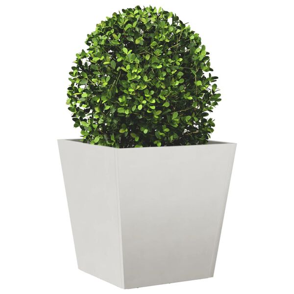 vidaXL Fioriere da Giardino 2 pz 40x40x40 cm in Acciaio Inox