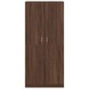 vidaXL Armadio Rovere Marrone 90x52x200 cm in Legno Multistrato